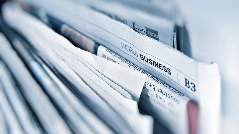 Business newspaper article